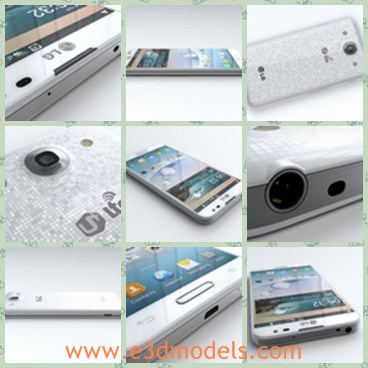 3d model the LG phone - This is a 3d model of the LG phone,which is the common phone in the world.The phone is made in details.