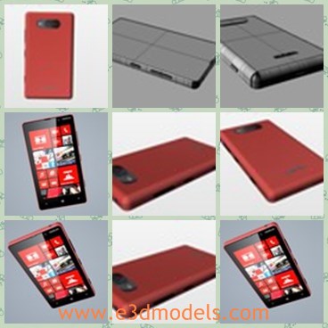3d model the Nokia - This is a 3 model of the Nokia,which is modern and made with good quality.