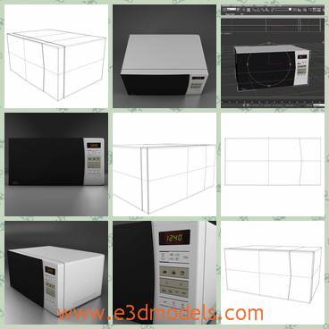 3d model the oven - This is a 3d model of the oven,which is a 3D low poly model ,it was designed to provide a high definition in a low poly.