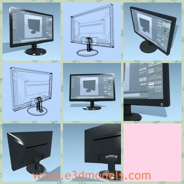3d model the Philips computer - This is a 3d model of the Philips computer,which is big and made with good quality.The model is common in life.