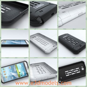 3d model the phone of Galaxy - This is a 3d model of the phone of Galaxy,which is the famous brand in the world and very popular among young people.
