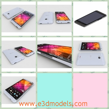 3d model the phone of HTC - This is a 3d model of the phone of HTC,which is modern and popular.The model is the famous brand in China and among young people.