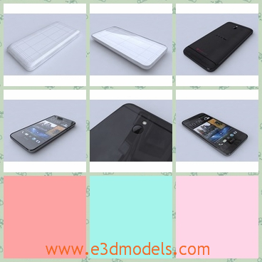 3d model the phone of HTC - This is a 3d model of the phone of HTC,which is modern and popular in the world.The model is the famous brand in China.