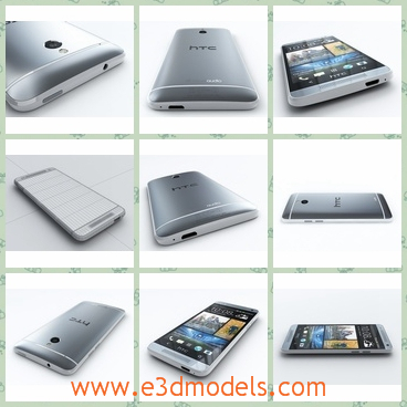 3d model the phone of HTC - THis is a 3d model of the phone of HTC,which is the old type.The model is modern and popualr for a while.
