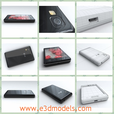 3d model the phone of LG - THis is a 3d model of the phone of LG,which is the popular and famous one now in the world.