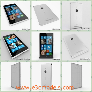 3d model the phone of Nokia - This is a 3d model of the phone of Nokia,which is nicely organized, has correct names for all objects and has good topology.