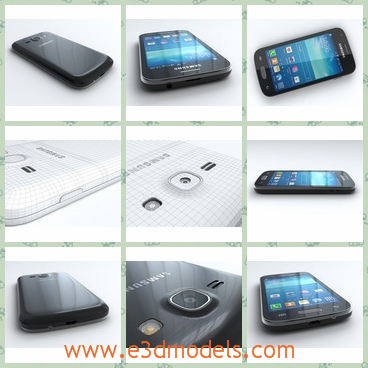 3d model the phone of Samsung - THis is a 3d model of the phone of Samsung,which is modern and made in high quality.