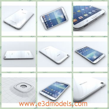 3d model the phone of Samsung - This is a 3d model of the phone of Samsung,which is modern and popular among young people.