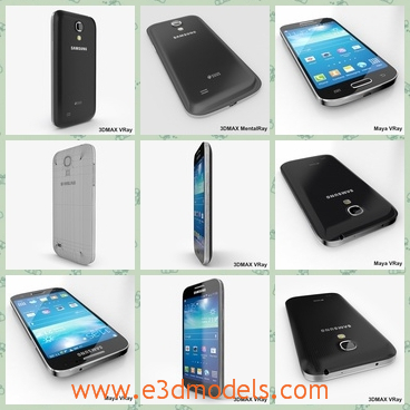 3d model the phone of Samsung - This is a 3d model of the phone of Samsung Galaxy S4 mini,which is big and modern.The model is made with high quality.