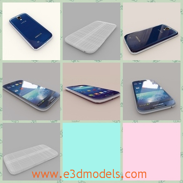 3d model the phone of Samsung - This is a 3d model of the phone of Samsung,which is the most advanced type up to now.