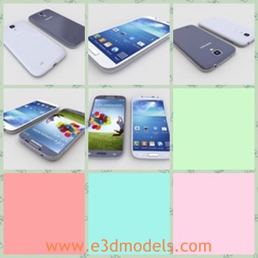 3d model the Samsung - This is a 3d model of the Samsung,which is the famous phone made in Korea.The phone is modern and popular in many countries.