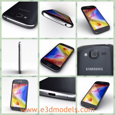 3d model the Samsung phone - This is a 3d model of the Samsung phone,which is grand and elegant.The model is popular in the Asian countries.
