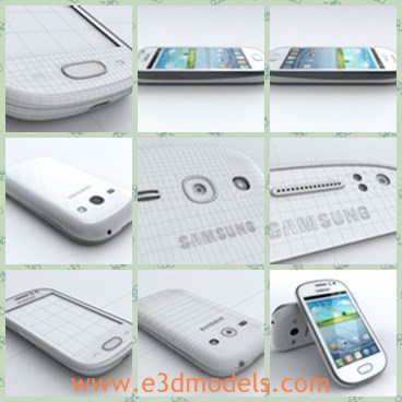 3d model the Samsung phone - This is a 3d model of the Sansung phone,which is the popular and famous one in Korea.