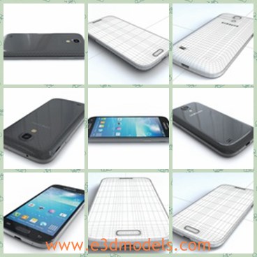 3d model the samsung phone - This is a 3d model of the Samsung phone,which is a famous brand of Korea.The model is presented with the touchacreen.