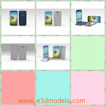 3d model the Samsung phone - This is a 3d model of the Samsung phone,which is famous and pretty.The model is famous around the world.