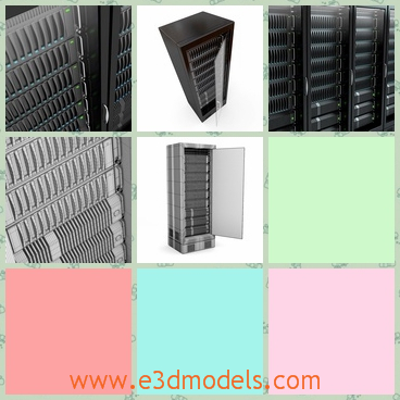 3d model the server of a computer - This is a 3d model of the server of a computer,which is the necessary part of the computer.