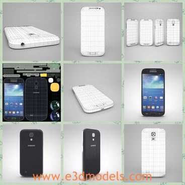 3d model the smartphone - This is a3d model of the smartphone,which is produced in Korea.The model is made with high quality and is famous around the world.