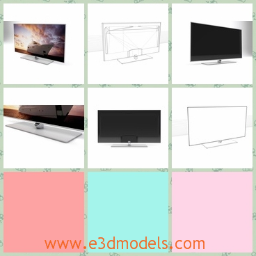 3d model the TV of Samsung - This is a 3d model of the Samsung smart TV,which is the new and practical product.The model is large and modern and popular.