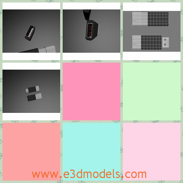 3d model the usb - This is a 3d model of the usb,which is simple and useful.The model is common in our life.