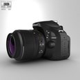 3d model the black nikon camera