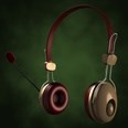 3d model the headphone with a speaker