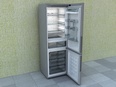3d model the refrigerator in modern style