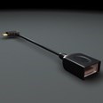 3d model the usb cable