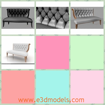 3d model a sofa in Arabian style - This is a 3d model of an Arabian sofa,which is also couch indeed.The sofa is long and the back of it is soft to lean.