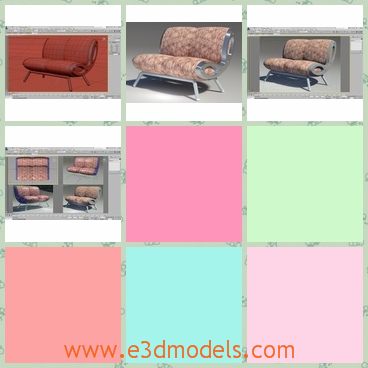 3d model a sofa in snake skin - This is a 3d model of a sofa in snake skin,which looks like a special model for sofa.The model is a good decoration in the living room.