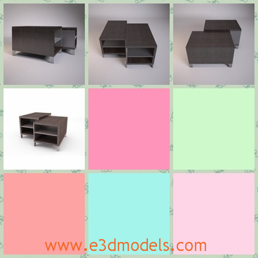3d model an office table with drawers - This is a 3d model of an oblong conference  table in the office.The model has spacious drawers with it and the texture and the color make it looks like more elegant.