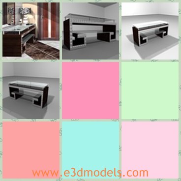 3d model the hall - This is a 3d model of the hall,which is modern and elegant.The hall is luxury and expensive,which is the necessary  part of the room.