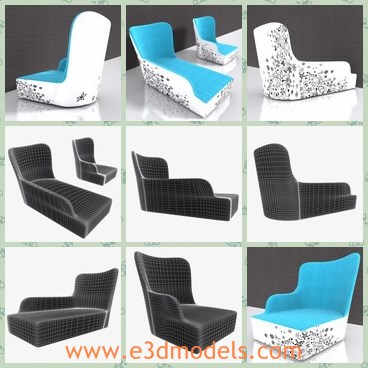 3d model the lounge - This is a 3d model of the lounge,which  designed for interior scenes.This model is suitable for use in broadcast, advertising and any type of interiors.
