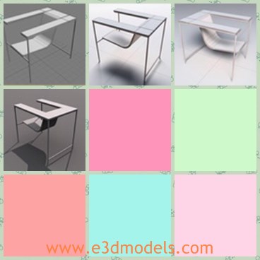 3d model the modern chair - This is a 3d model of the modern chair,which is made in special shape.The chair has handles on both sides.