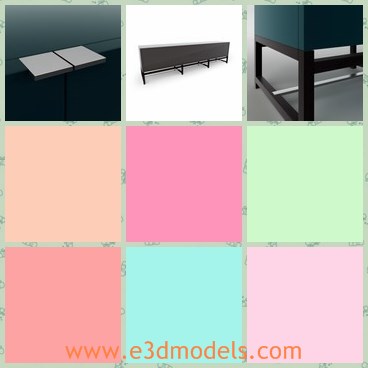 3d model the modern sideboard - This is a 3d model of the modern sideboard,which is modern and made with wooden materials.