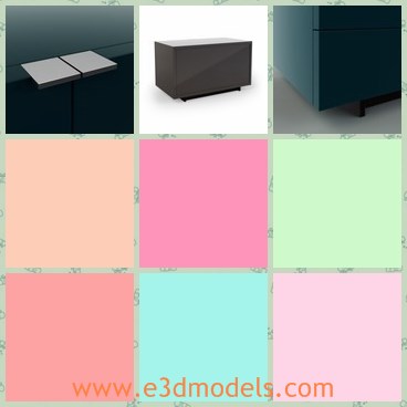 3d model the modern sideboard - This is a 3d model of the modern sideboard,which is compatible and made with good quality.