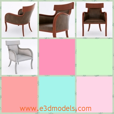 3d model the modern type of the classic chair - This is a 3d model of the modern type of the classic chari ,which is special and outstanding.