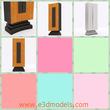 3d model the special bookcase - This is a 3d model of the special bookcase,which is tall and glorious and the body is colored in yellow.