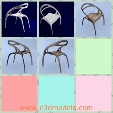 3d model the special chair - This is a 3d model of the special chair,which is modern and contemporary.The chair is usually placed in the dining room.