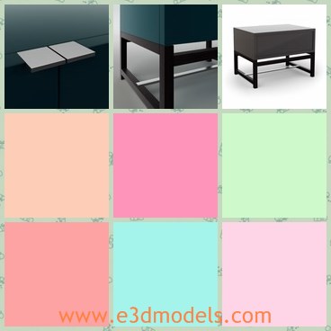3d model the wooden chest - This is a 3d model of the wooden chest,which is modern and popular.The model has fine and elegant structure.