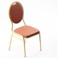 3d model the chair with leather surface