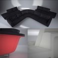 3d model the modern sofa