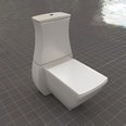 3d model the modern toilet