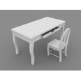 3d model the tabel and chair
