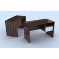 3d model the wooden desk