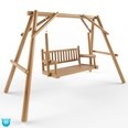 3d model the wooden swing