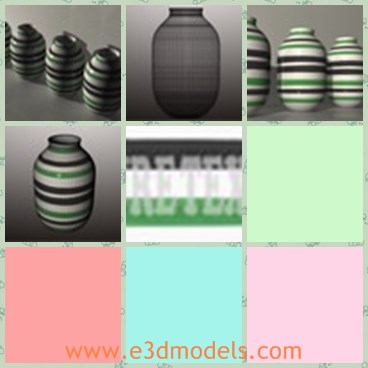 3d model the big container - This is a 3d model of the big container,which is the popular pottery in life.The model is designed for storing water and other liquids.