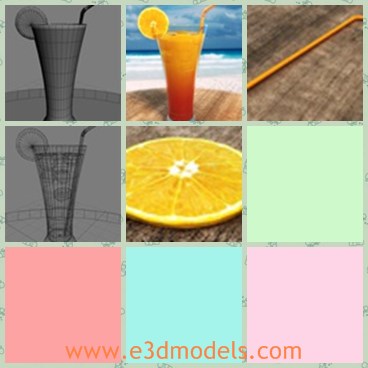 3d model the cocktail beverage - This is a 3d model of the alcohol cocktail,which is the most popular beverage in the world. It is known as the tequila and popular in the tropical areas.