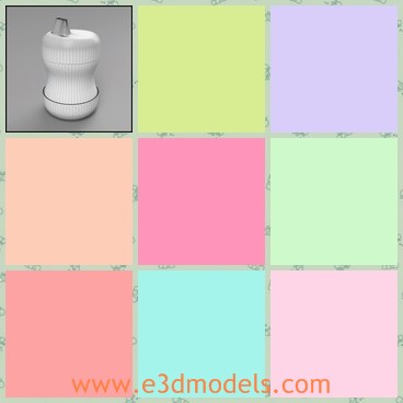 3d model the cup for kids - This is a 3d model of the cup for kids,which is the baby type.THe cup is plastic and made with high quality,which is safe and convenient.