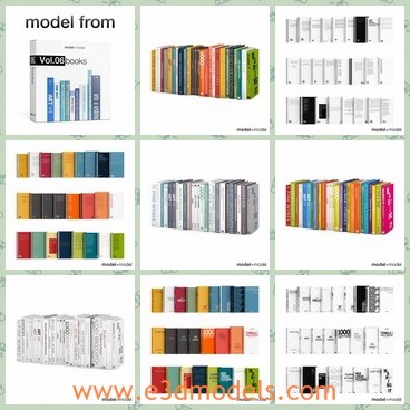 3d model the design books - This is a 3d model of the design books,which is made with customizable covers.