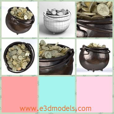 3d model the gold coins - This is a 3d model of the gold coins,which are the treasures of a person.The cions are the most attrctive matter to people in the world.